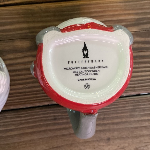 Pottery Barn Cute and Whimsical Gnome Shaped Ceramic Mugs - Set of 3 - Picture 16 of 16